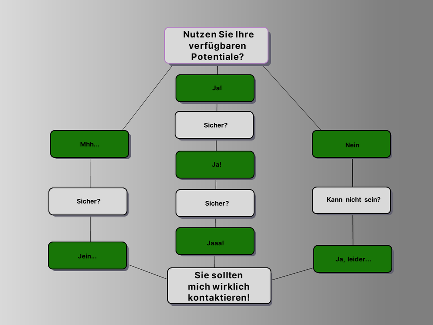 Nutzen Sie Ihre Potentiale?